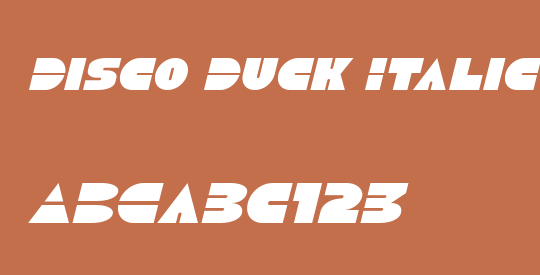 Disco Duck Italic