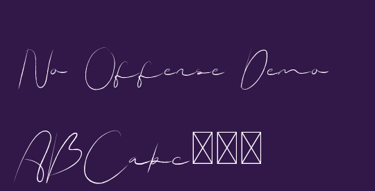 No Offense Demo