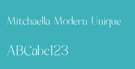 Mitchaella Modern Unique 