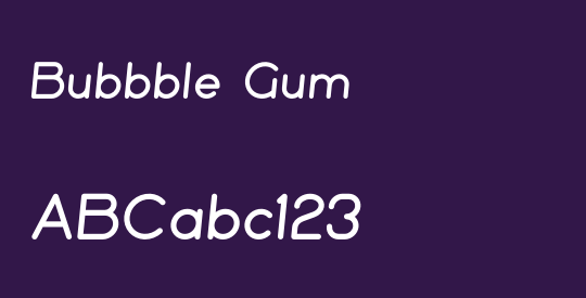 Bubbble Gum