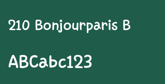 210 Bonjourparis B