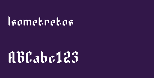 Isometretos