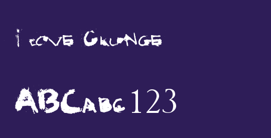 I love Grunge