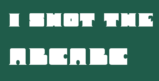 I Shot The Serif