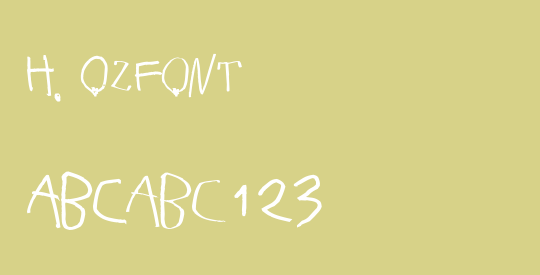 H.OzFont