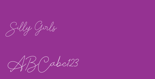 Silly Girls