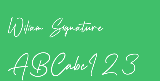 Wiliam Signature
