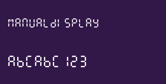 ManualDisplay