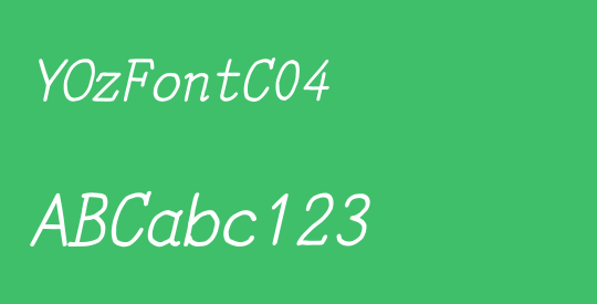 YOzFontC04