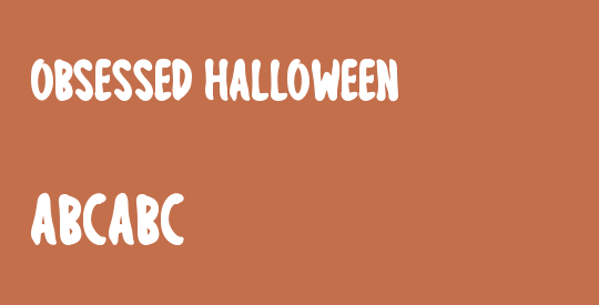 Obsessed Halloween