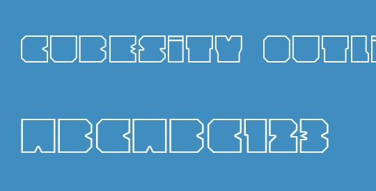 Cubesity outline