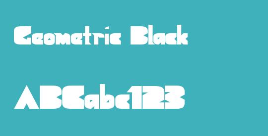 Geometric Black