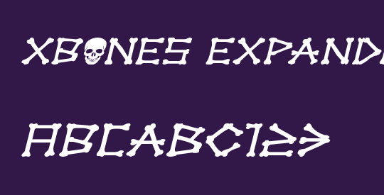 xBONES Expanded Italic