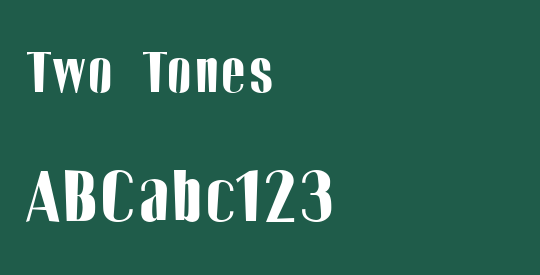 Two Tones