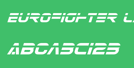 Eurofighter Laser Italic