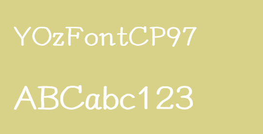YOzFontCP97