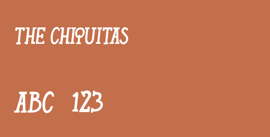 THE CHIQUITAS