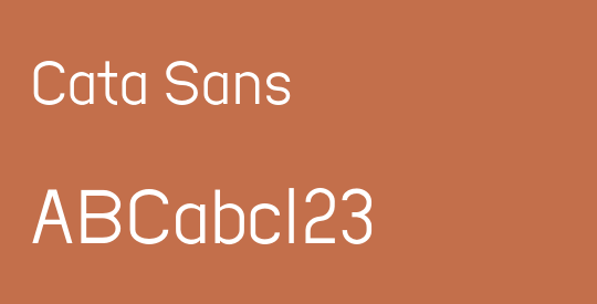 Cata Sans