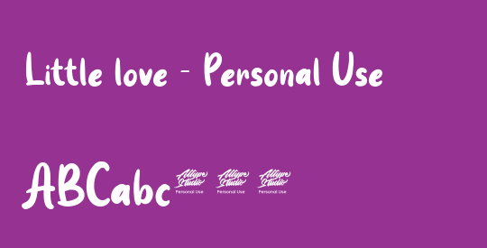 Little love - Personal Use
