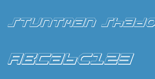 Stuntman Shadow Italic
