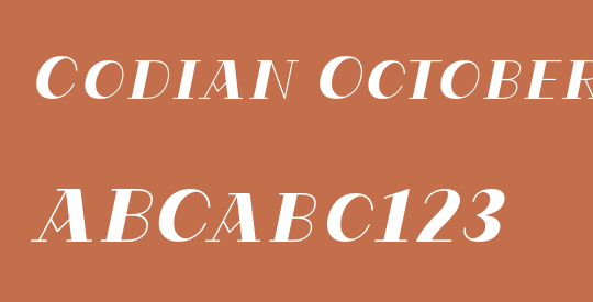 Codian October Eight