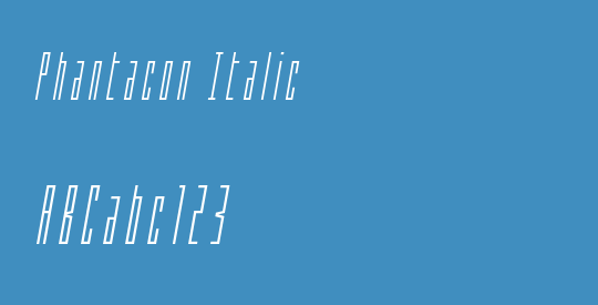 Phantacon Italic