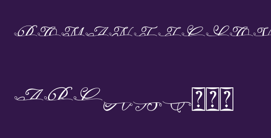 ROMANTIC LOVES SPLIT MONOGRAM