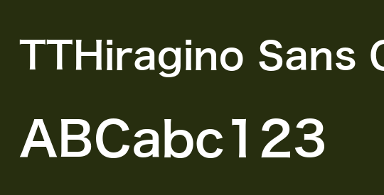 TTHiragino Sans GB