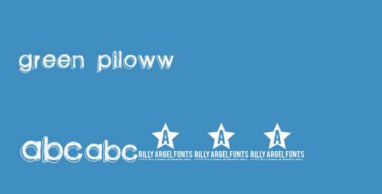 green piloww