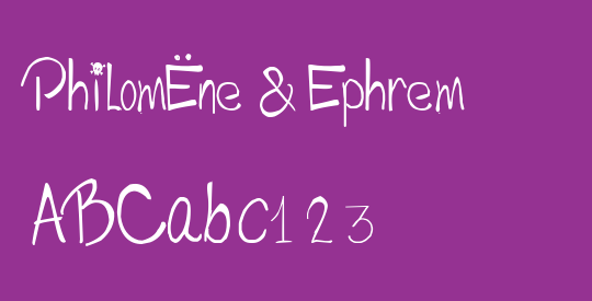 PhilomËne & Ephrem