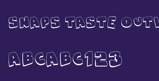Snaps Taste Outline