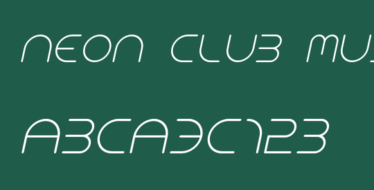 NEON CLUB MUSIC