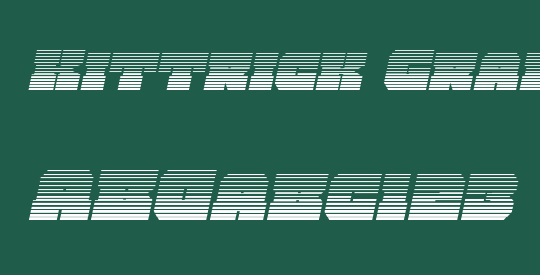 Kittrick Gradient Italic