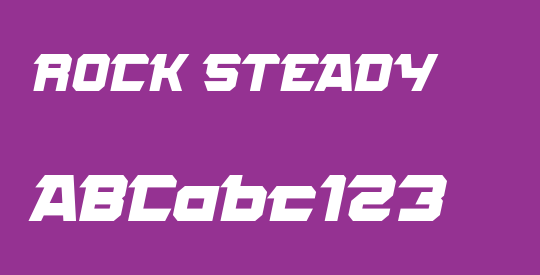 ROCK STEADY