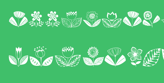 DoodleDings 2 RetroFlowers