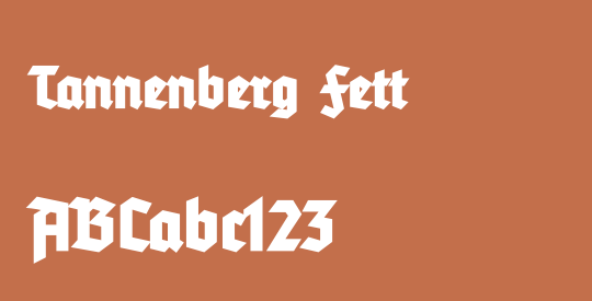 Tannenberg Fett
