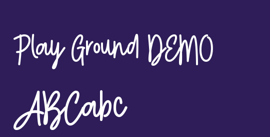 Play Ground DEMO