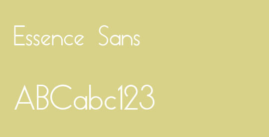 Essence Sans
