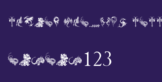 Tribal Dragons Tattoo Designs