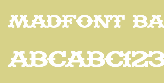 Madfont Bars