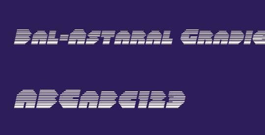 Bal-Astaral Gradient Italic