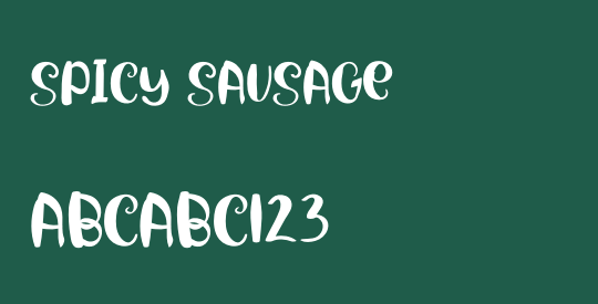 Spicy Sausage