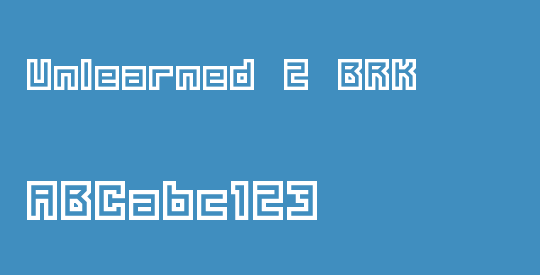 Unlearned 2 BRK