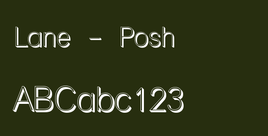 Lane - Posh