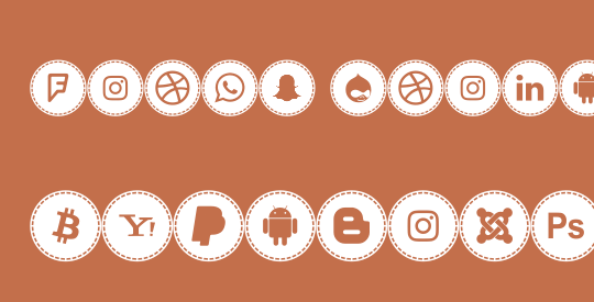 Icons Social Media 16