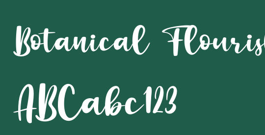 Botanical Flourish - Personal U