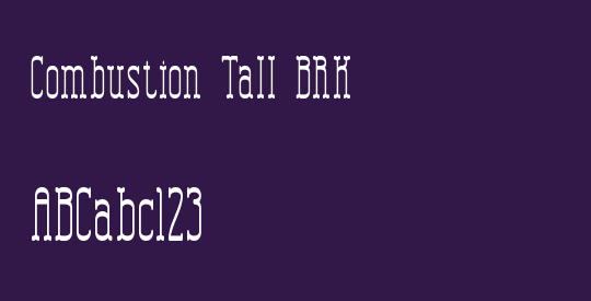 Combustion Tall BRK