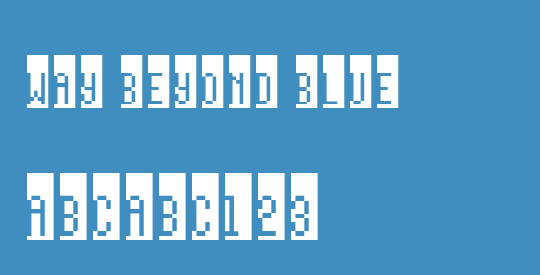 Way beyond blue