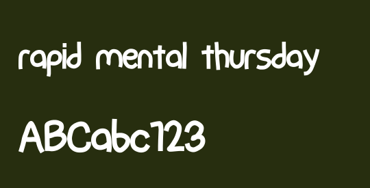 rapid mental thursday