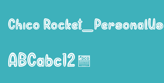 Chico Rocket_PersonalUseOnly